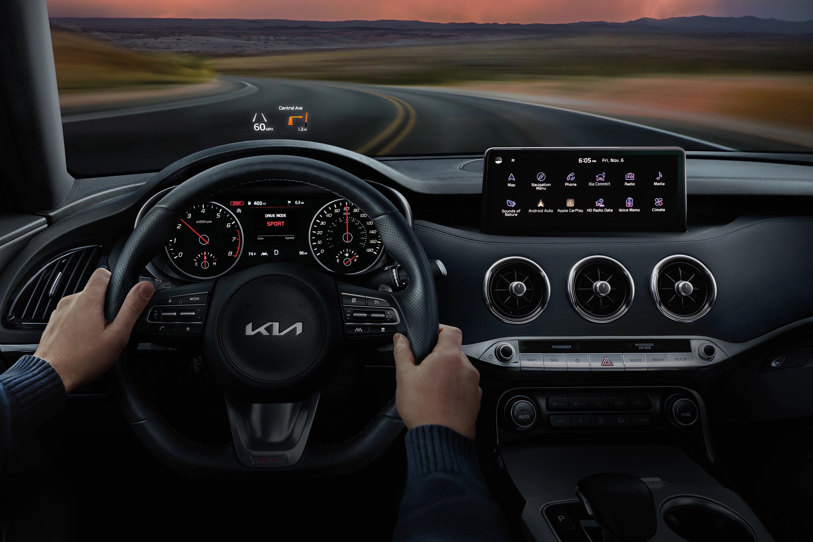 2023 Kia Stinger Dashboard