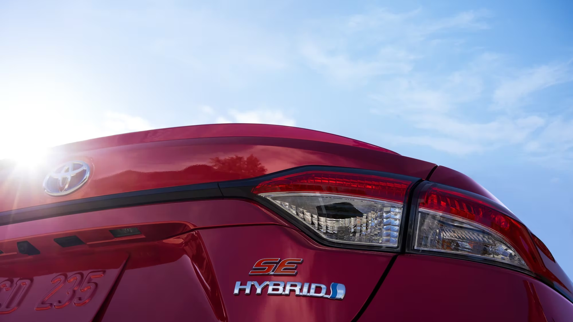 2023 Toyota Corolla Hybrid Taillight Design