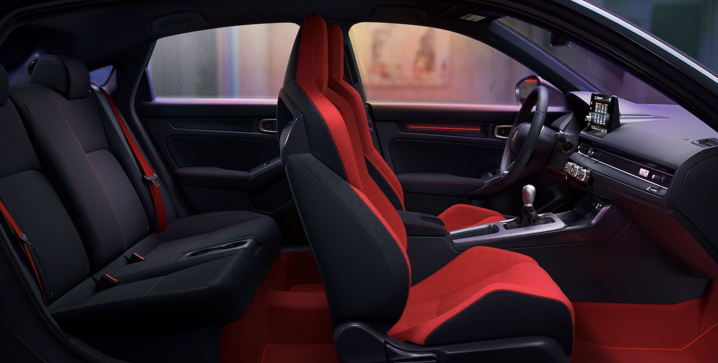 2023 Honda Civic Type R Seating Arrangement