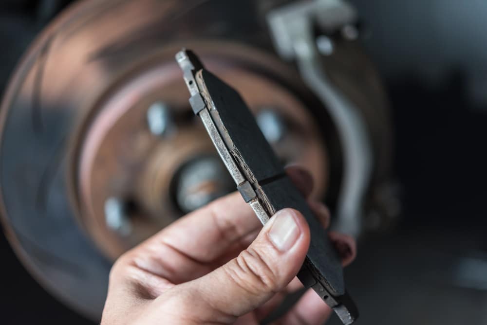 Worn Brake Parts 