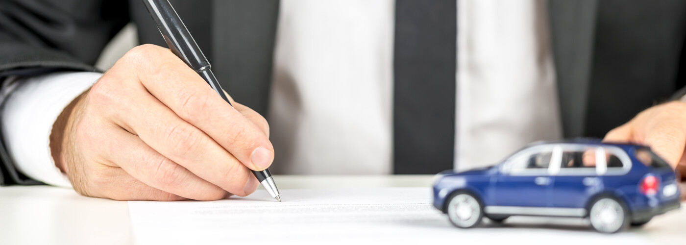 Signing Finance Documents for Car