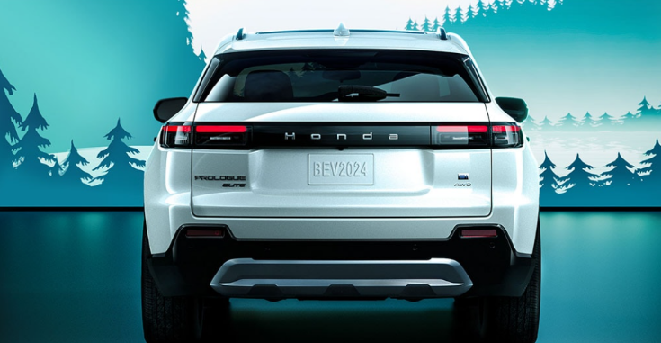 El nombre completo de Honda reemplaza al tradicional logotipo de la marca.