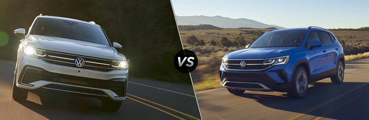 2023 Volkswagen Tiguan vs. 2023 Volkswagen Taos model comparison