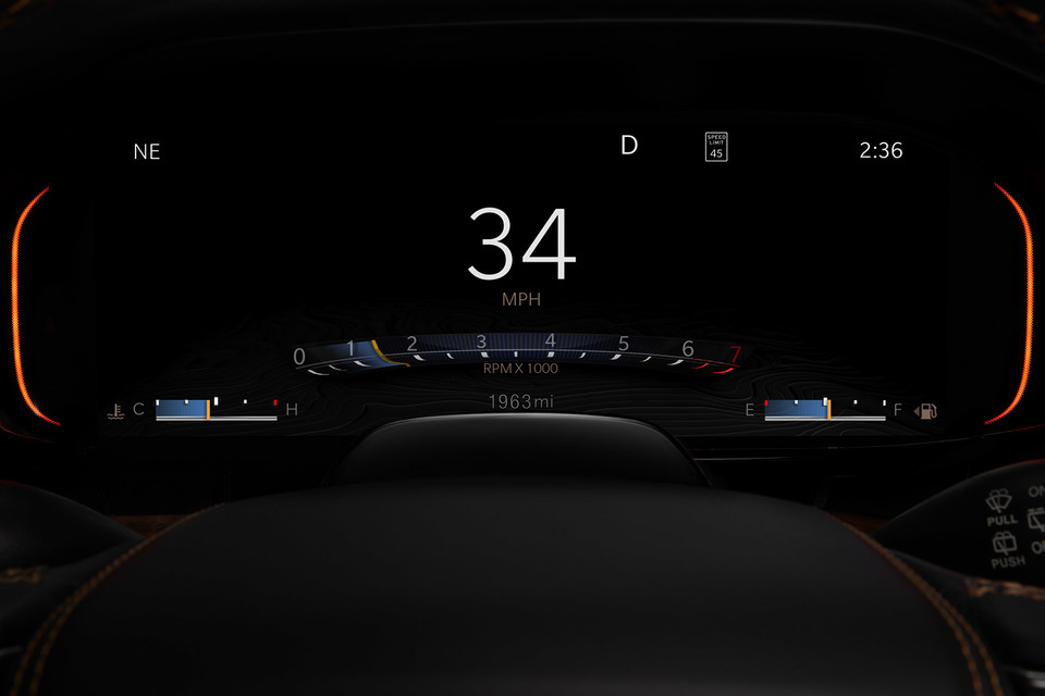 2022 Wagoneer Information Cluster