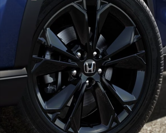 El CR-V Hybrid 2023 tiene disponible ruedas de aleación de 19 pulgadas.