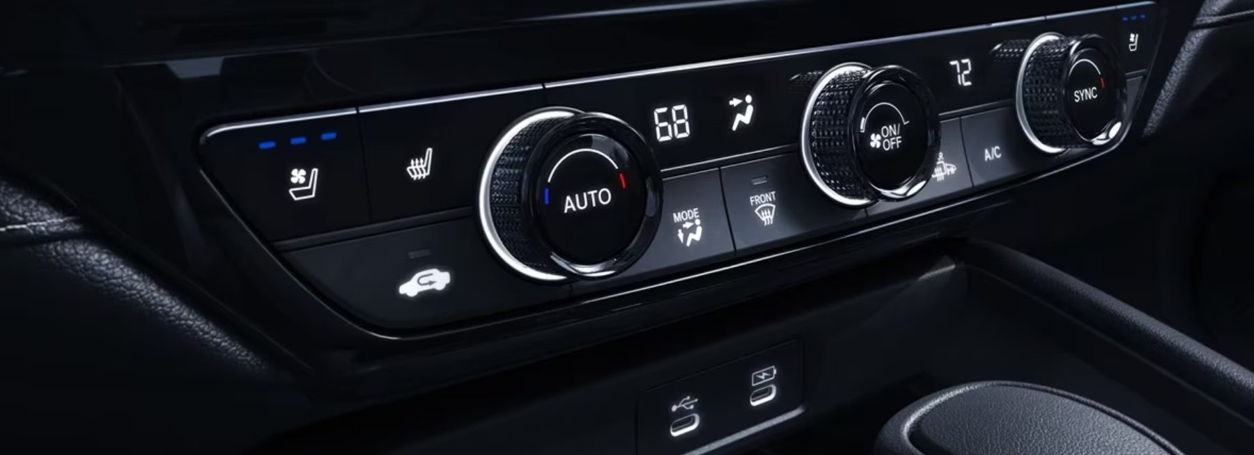 2023 Honda Accord Climate Controls