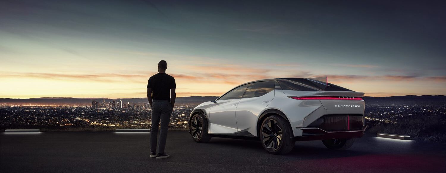 Lexus LFZ Electrified Concept First Look in St. James, NY Burns