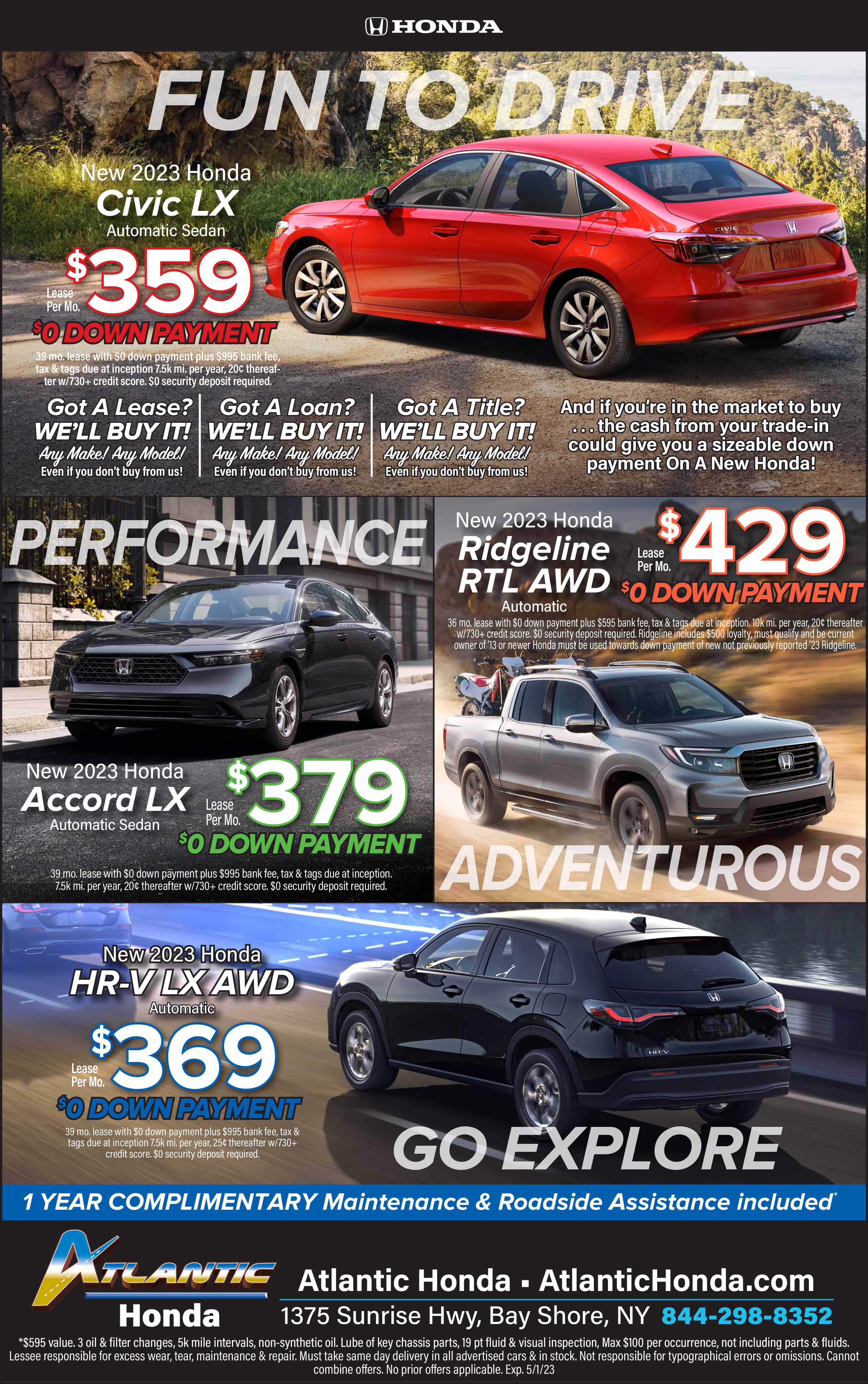 Bay Shore New York Honda Dealership Atlantic Honda