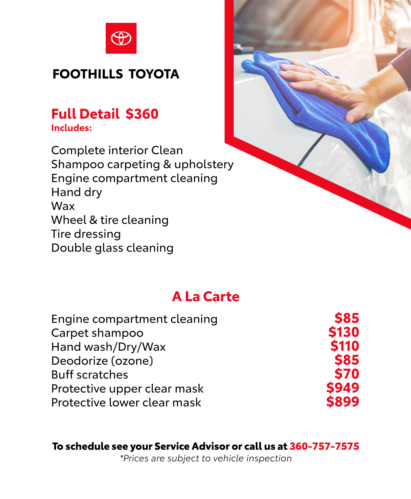 Detail Services Foothills Toyota