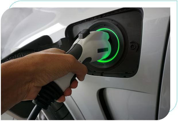 Electric vehicle charging port