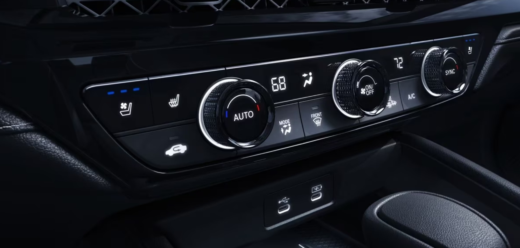 2023 Honda Accord Climate Controls