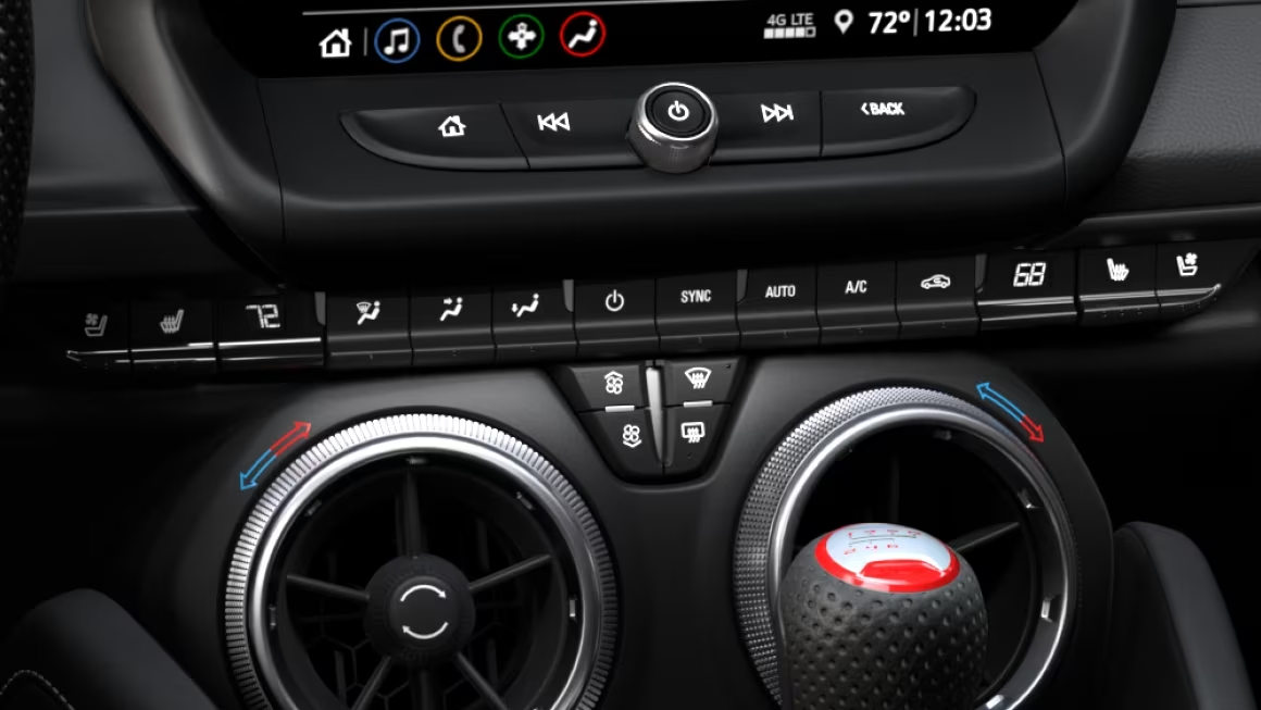 2023 Camaro Dual-Zone Climate System