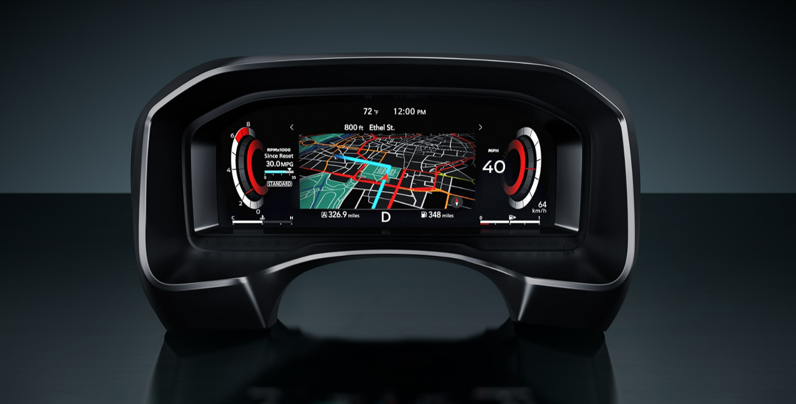 2023 Nissan Rogue Information Cluster