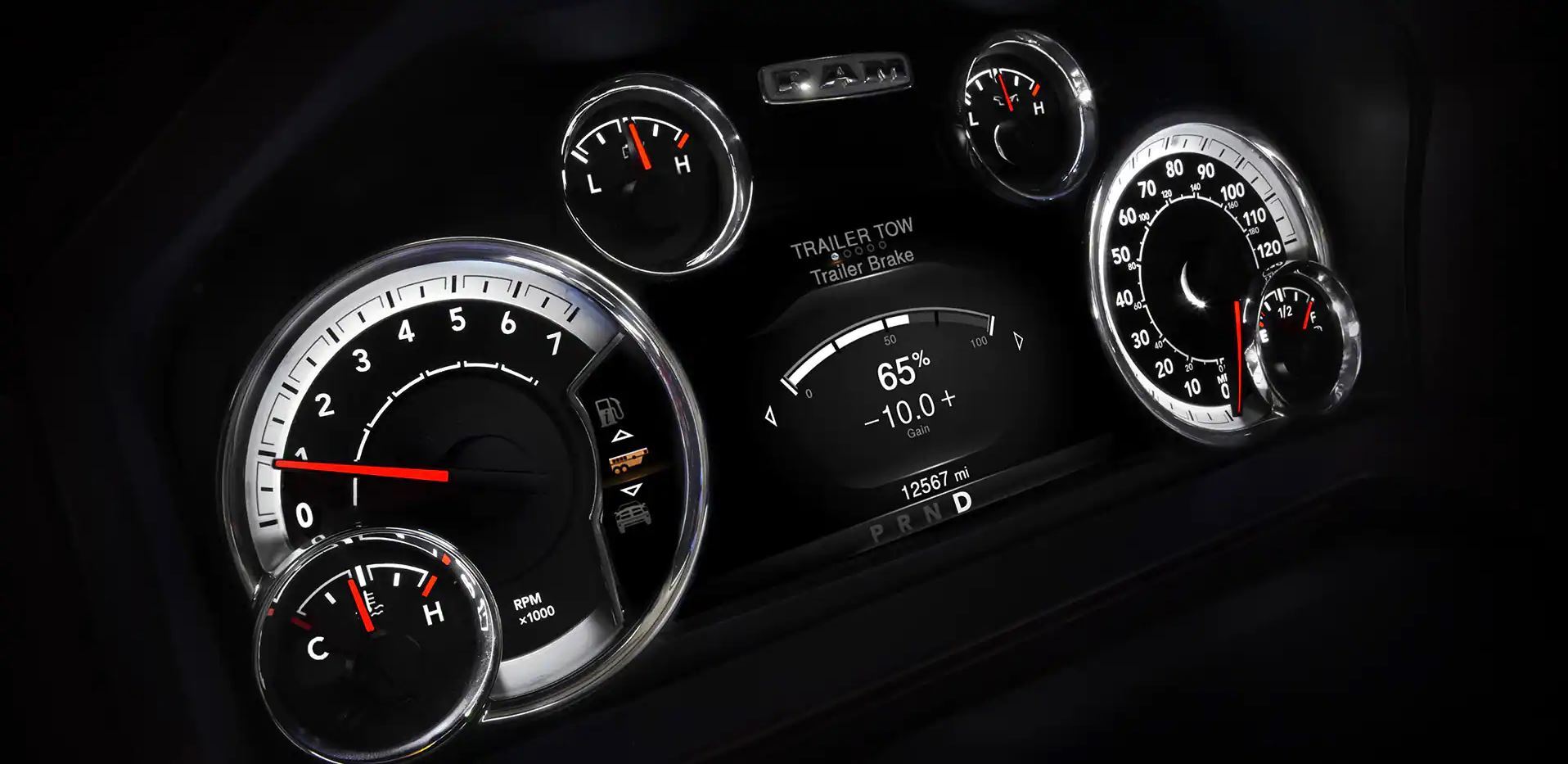 2023 Ram 1500 Classic Information Cluster
