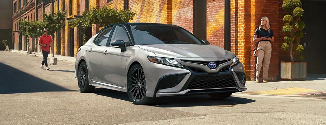 front quarter view of the 2023 Toyota Camry