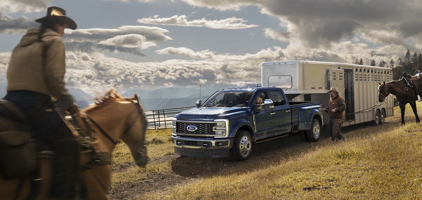 First Class Cowboys™️ Electric Blue Trucker Hat