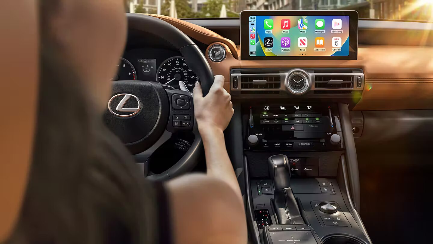 Infotainment System of the 2023 Lexus IS 350