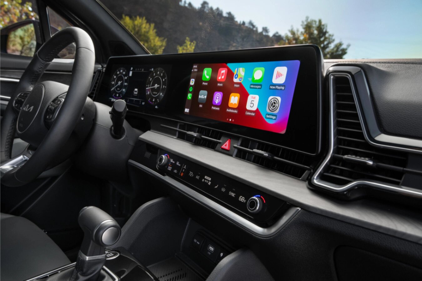 Infotainment System of the 2023 Kia Sportage