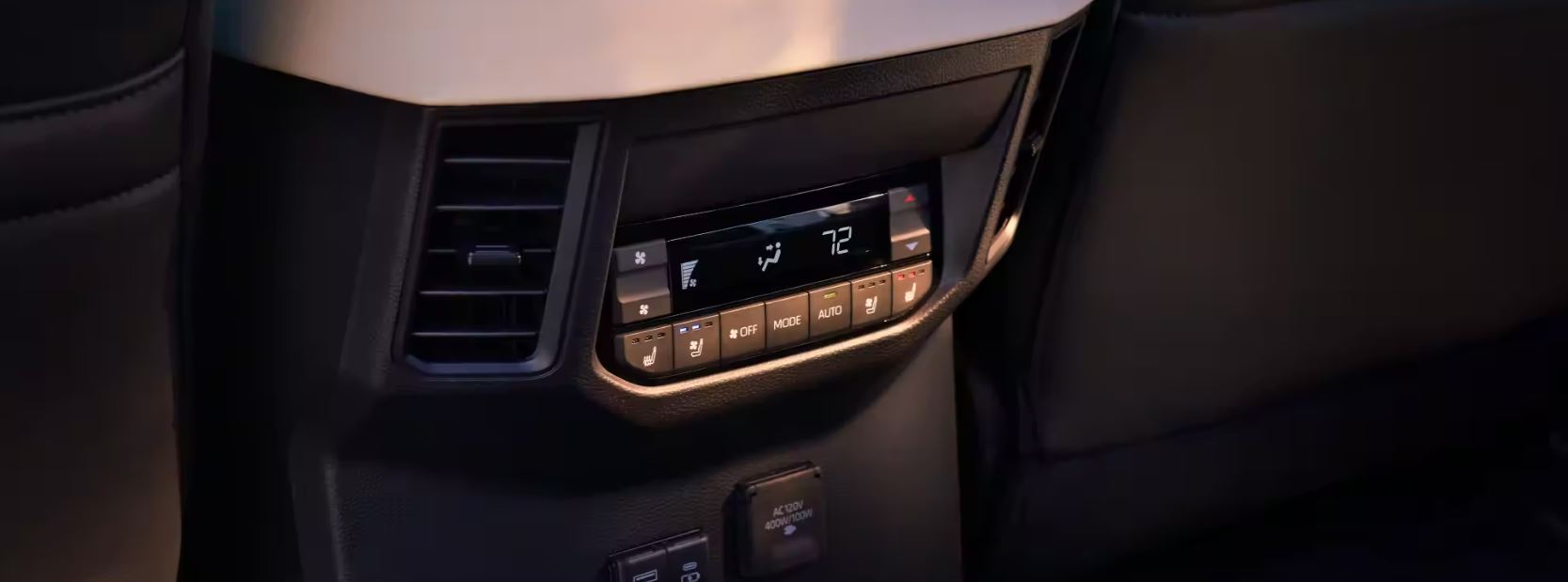 2023 Toyota Sequoia Rear Vents