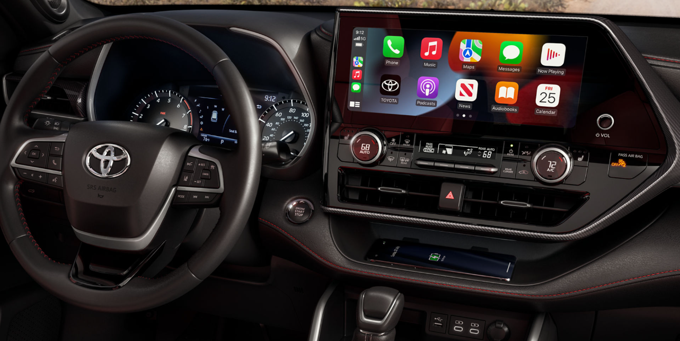 2023 Highlander 12.3-inch Toyota Audio Multimedia Display