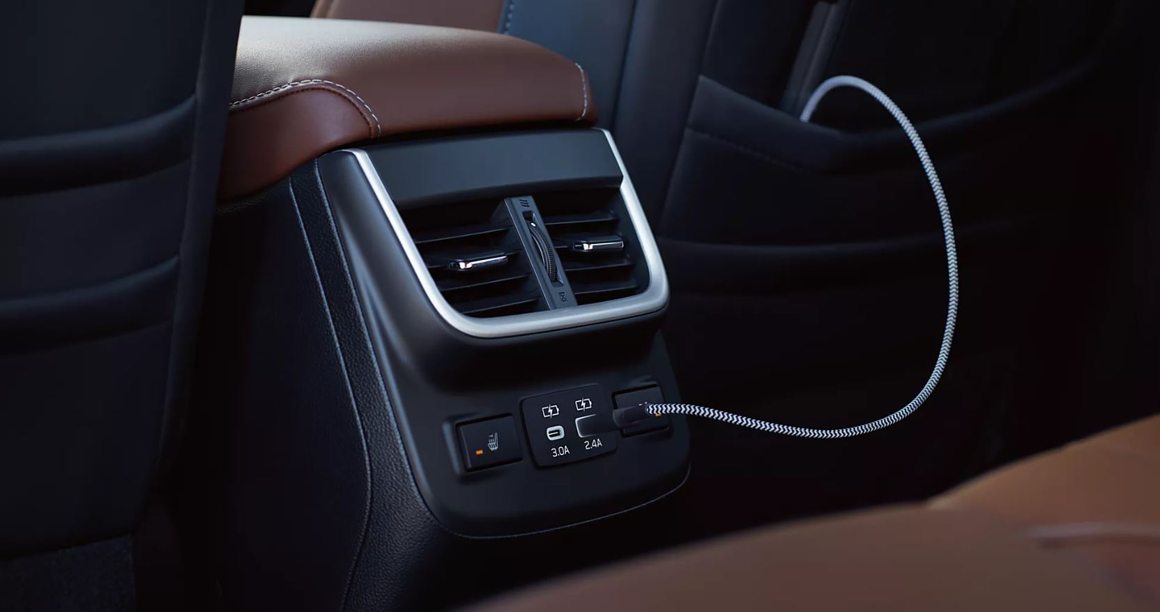 2024 Subaru Outback Rear Charging Ports