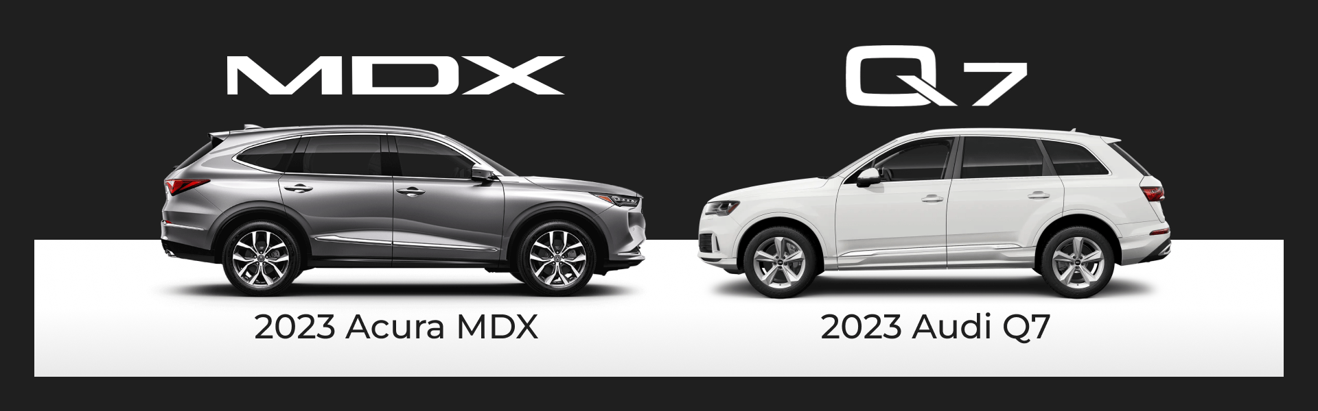 Acura MDX vs. Audi Q7 McGrath Acura Westmont