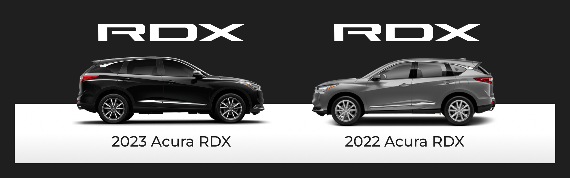 Dimensions: Acura RDX 2018-2022 vs. Peugeot 307 2005-2008