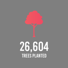 26,604 trees planted
