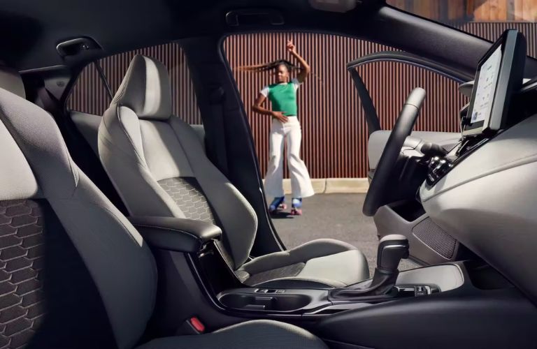 2023 Toyota Corolla Hatchback front seats side view