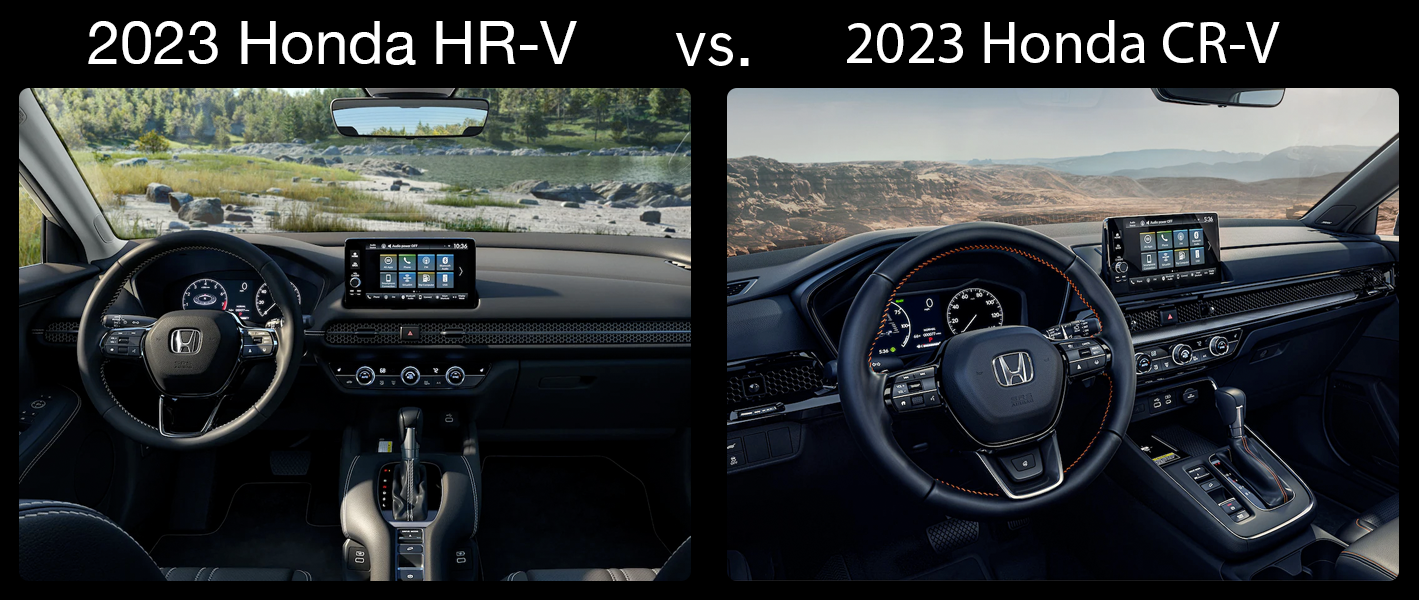 2023 Honda HR-V vs. 2023 Honda CR-V—Power & Performance
