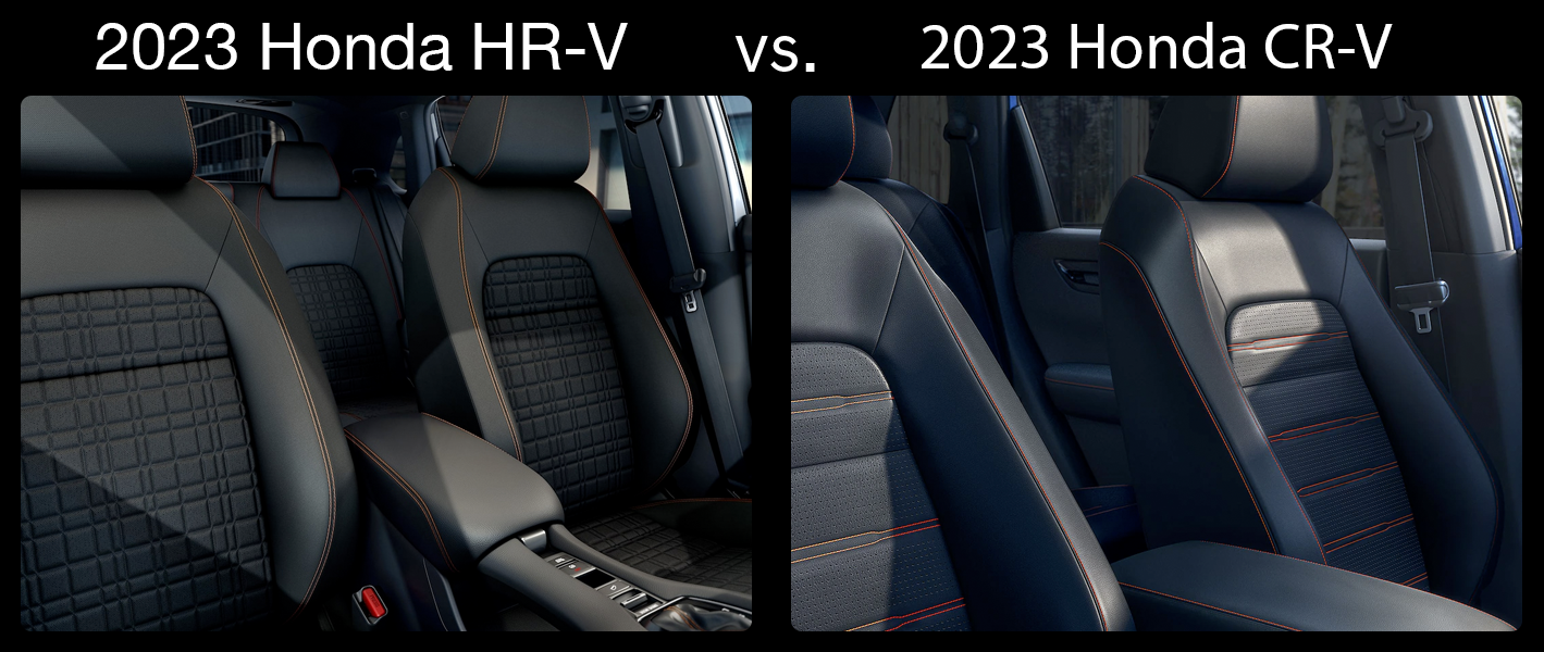 2023 Honda HR-V vs. 2023 Honda CR-V—Interior & Cargo Capacity 