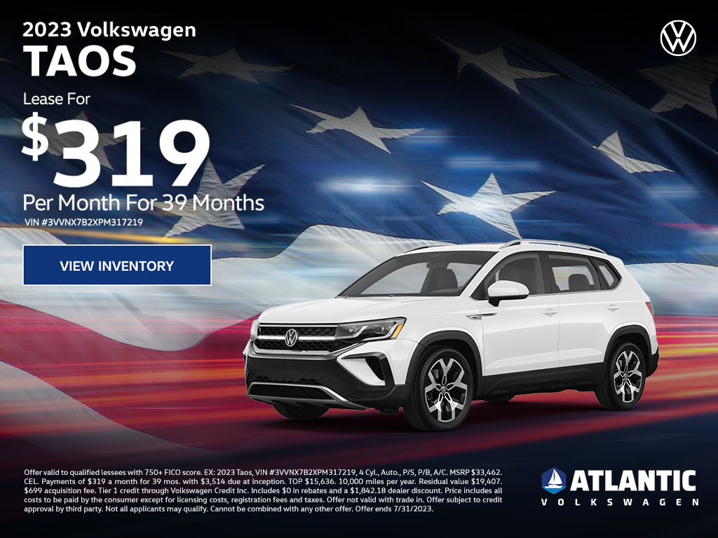New Vehicle Specials Atlantic Volkswagen Egg Harbor