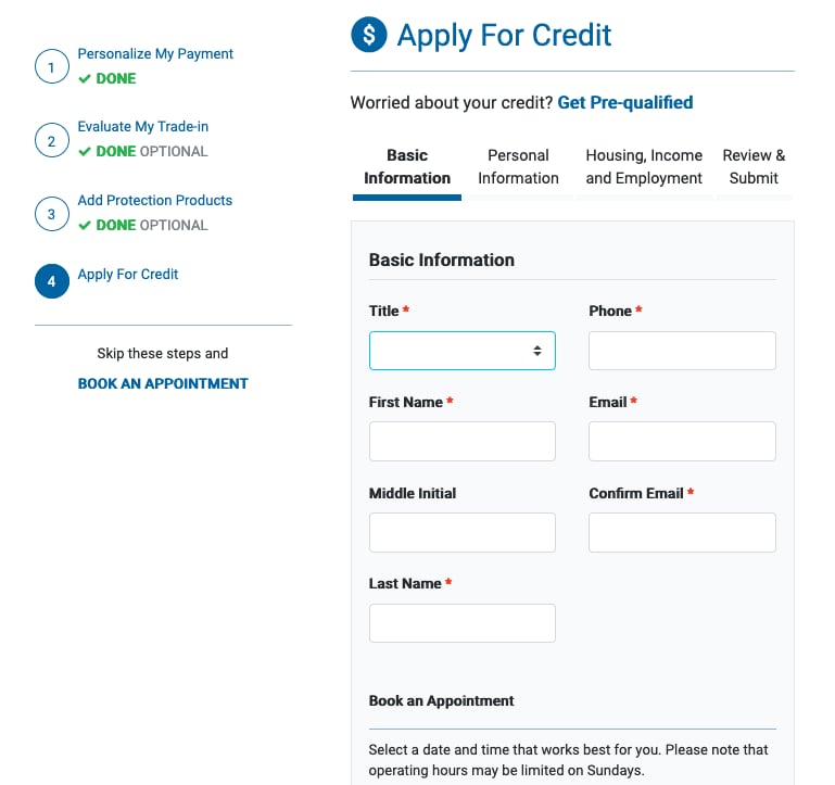 Applying for Credit has Never Been Easier