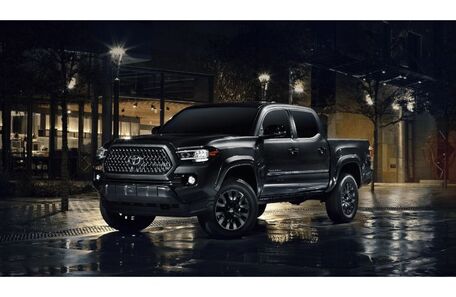 2021 Toyota Tacoma exterior nightshade special edition at night