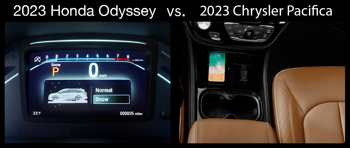 Honda Odyssey vs Chrysler Pacifica