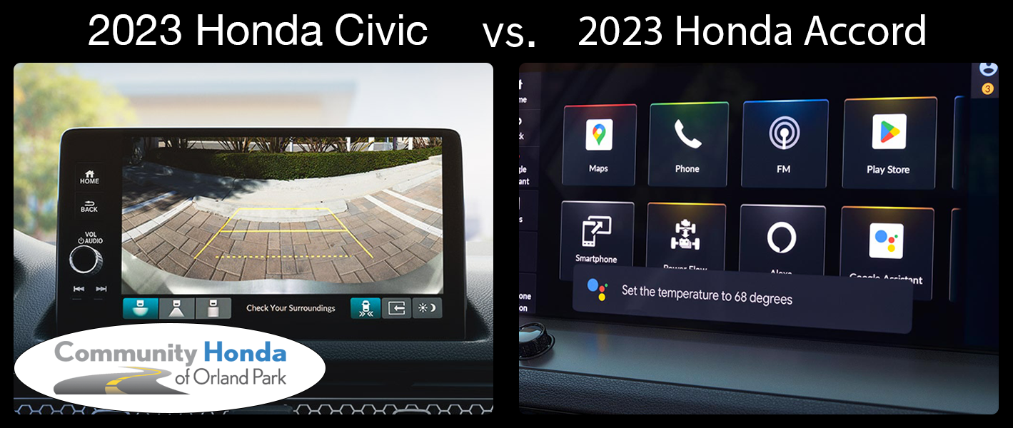 2023 Honda Civic vs 2023 Honda Accord