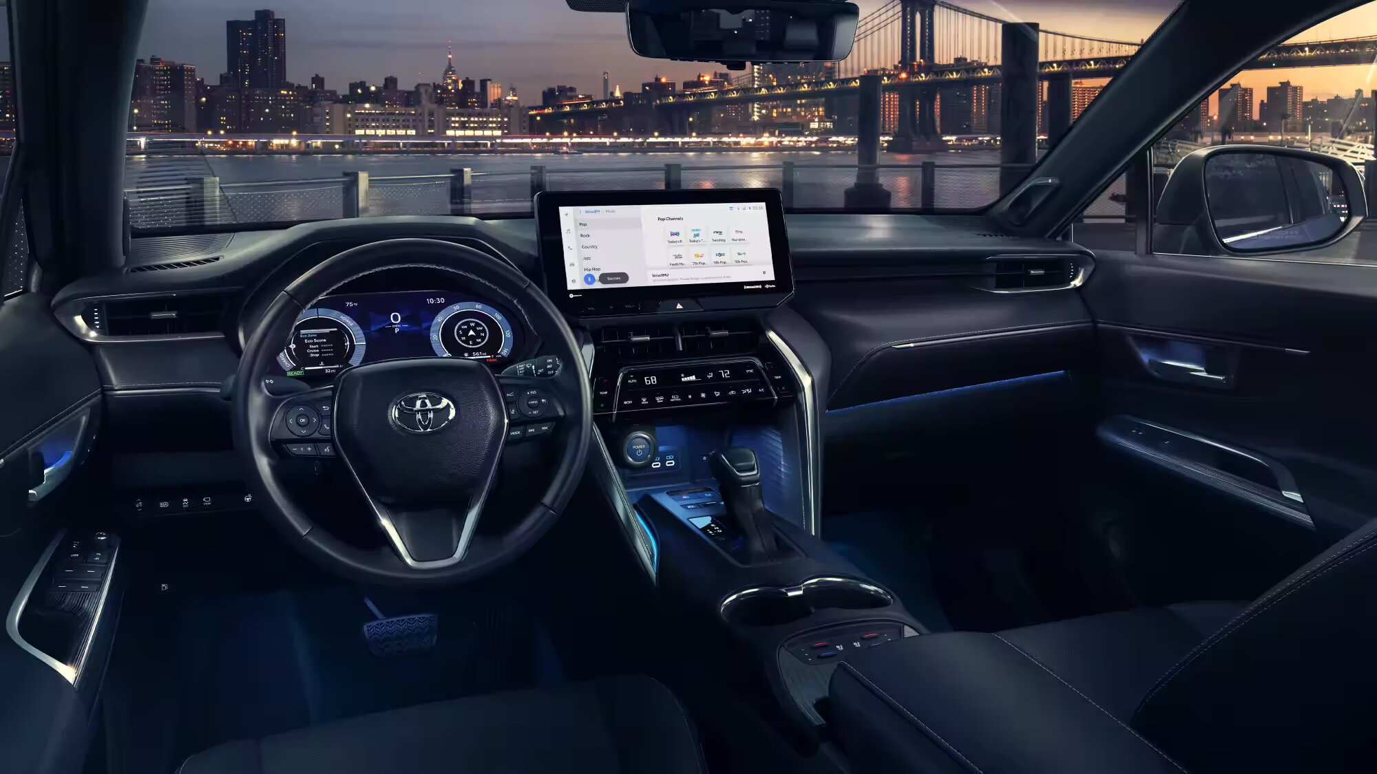 Front Interior View of the 2023 Toyota Venza