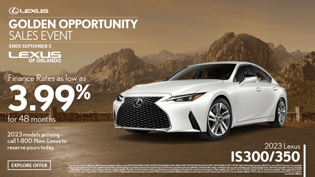 New Vehicle Specials - Lexus of Orlando