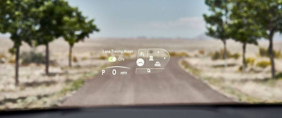 2023 Lexus NX 350 Head-Up Display