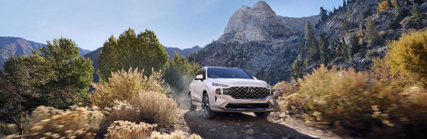 2023 Hyundai Santa Fe parked off-road