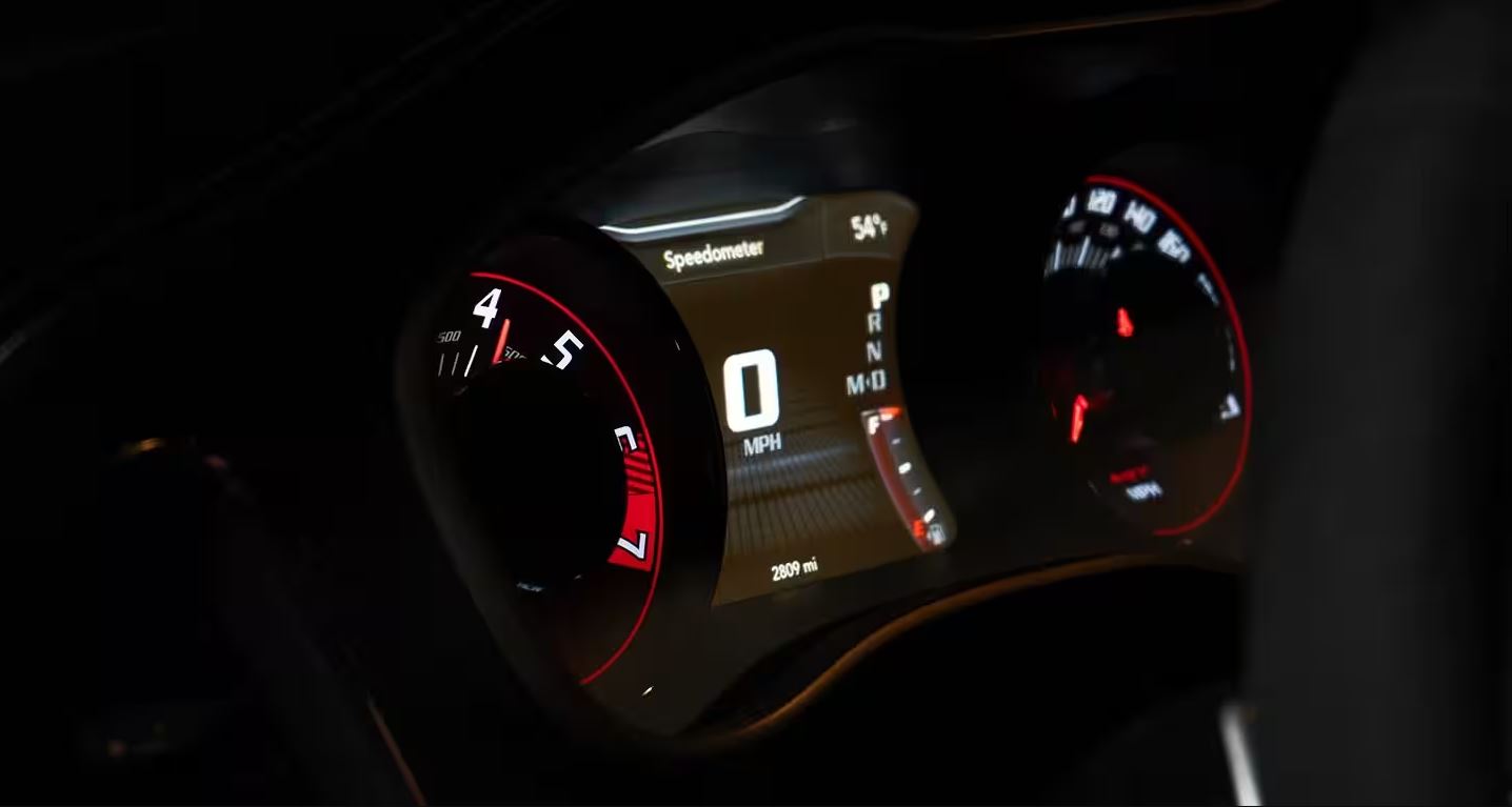 2023 Dodge Challenger Information Cluster