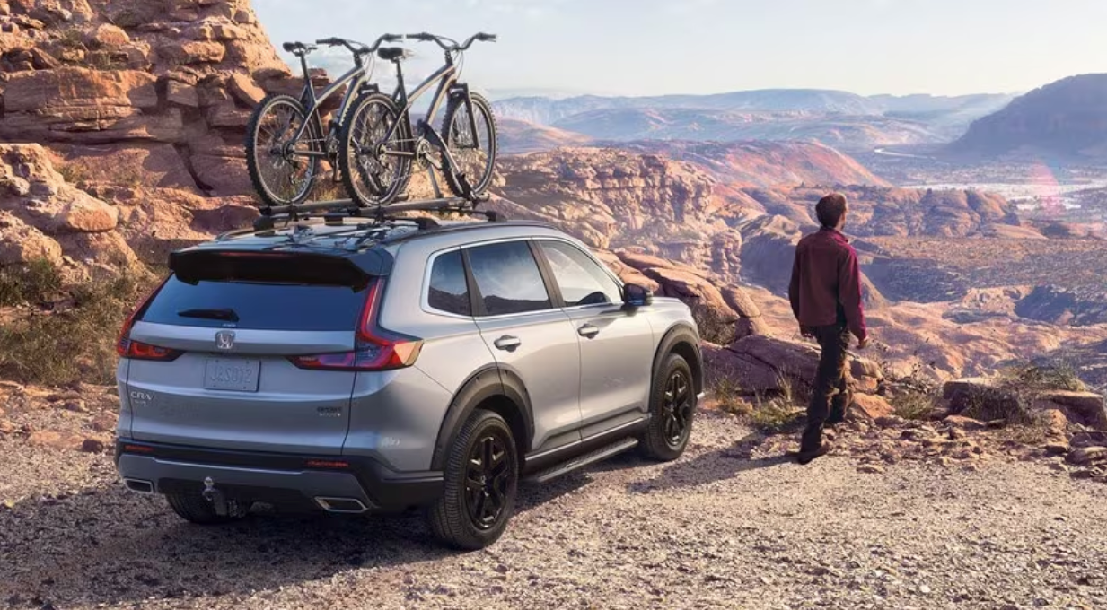 Exterior of the Honda CR-V 