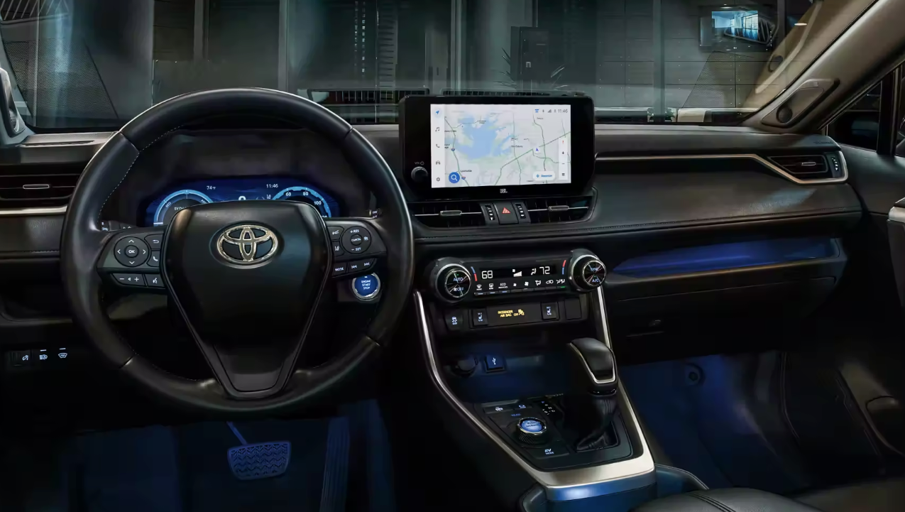 Front Interior View of the 2023 Toyota RAV4
