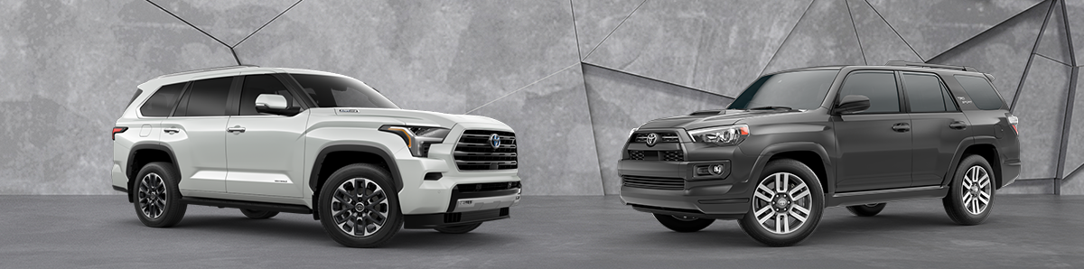 2023 Toyota Sequoia vs 4Runner Comparison | SUVs for Sale
