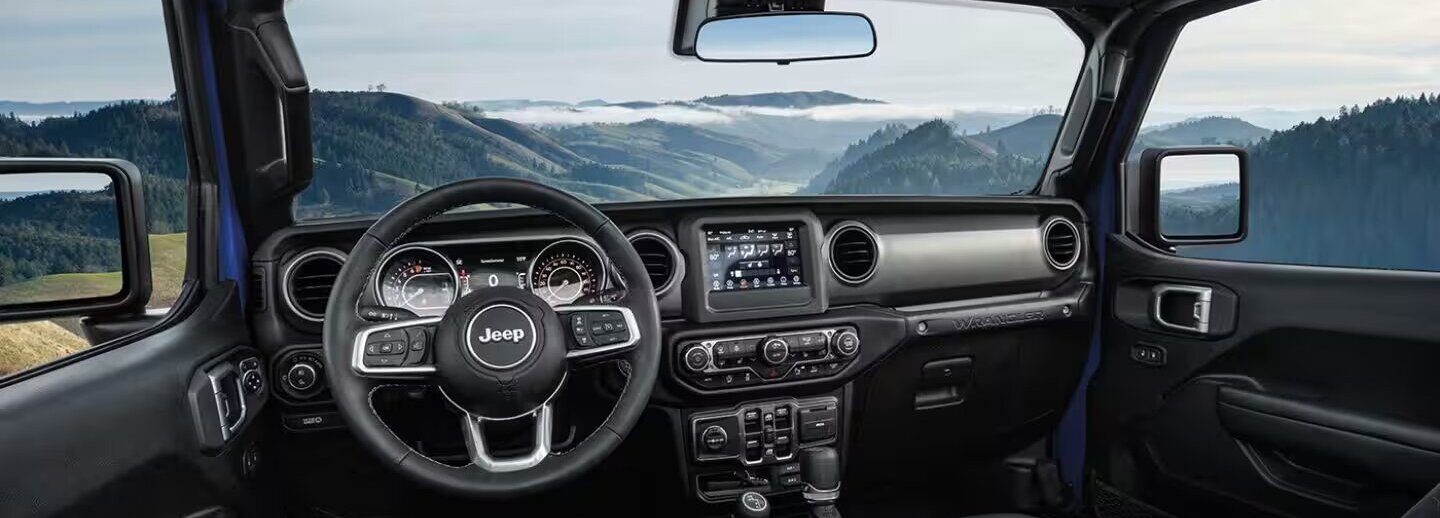 Front Interior View of the 2024 Jeep Wrangler