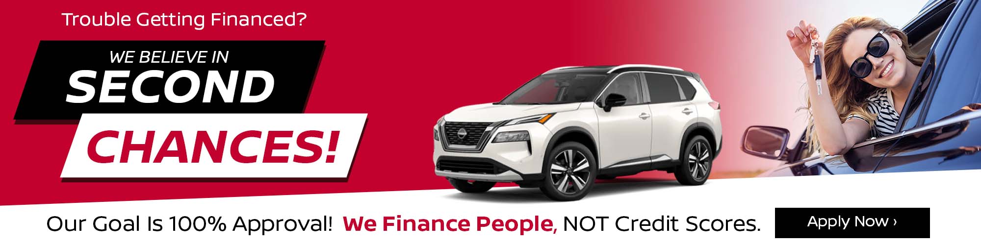 Worried about your credit score? At Pohanka Nissan of Stafford, we finance PEOPLE, not just scores. Apply Now and get your dream car ›