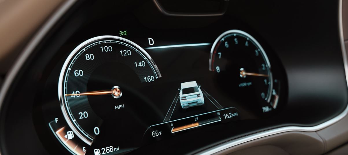 2023 Genesis GV80 Information Cluster