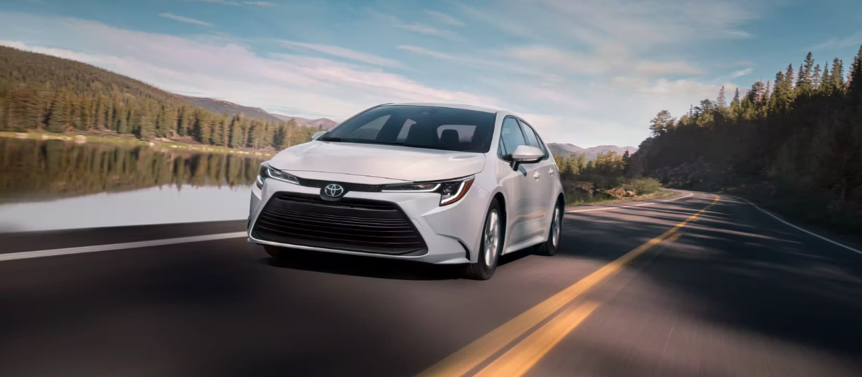 Exterior of the 2023 Toyota Corolla