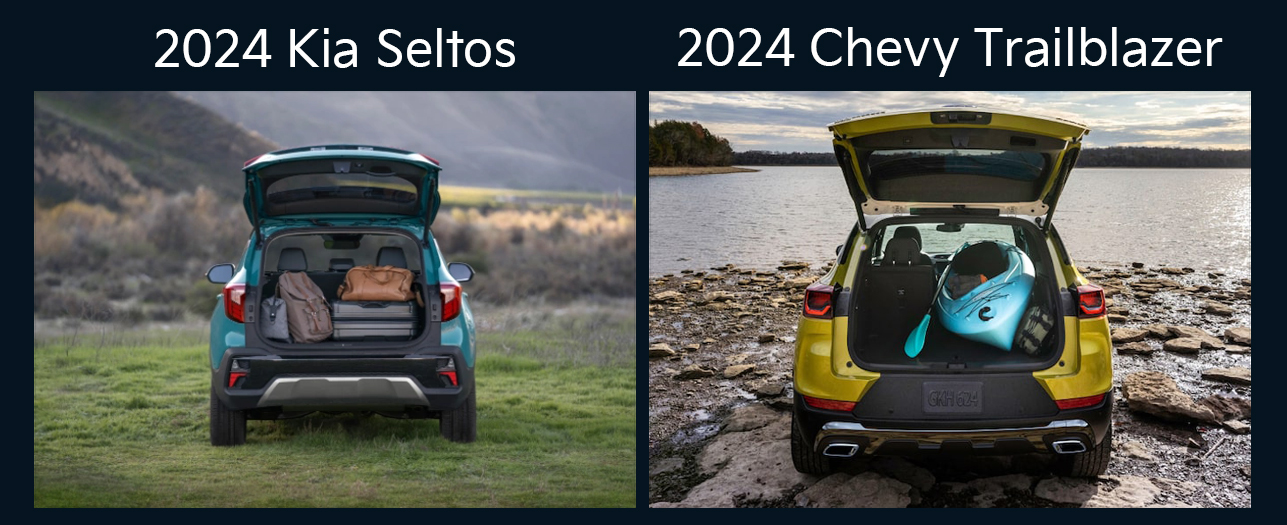 2024 Kia Seltos vs. 2024 Chevrolet Trailblazer