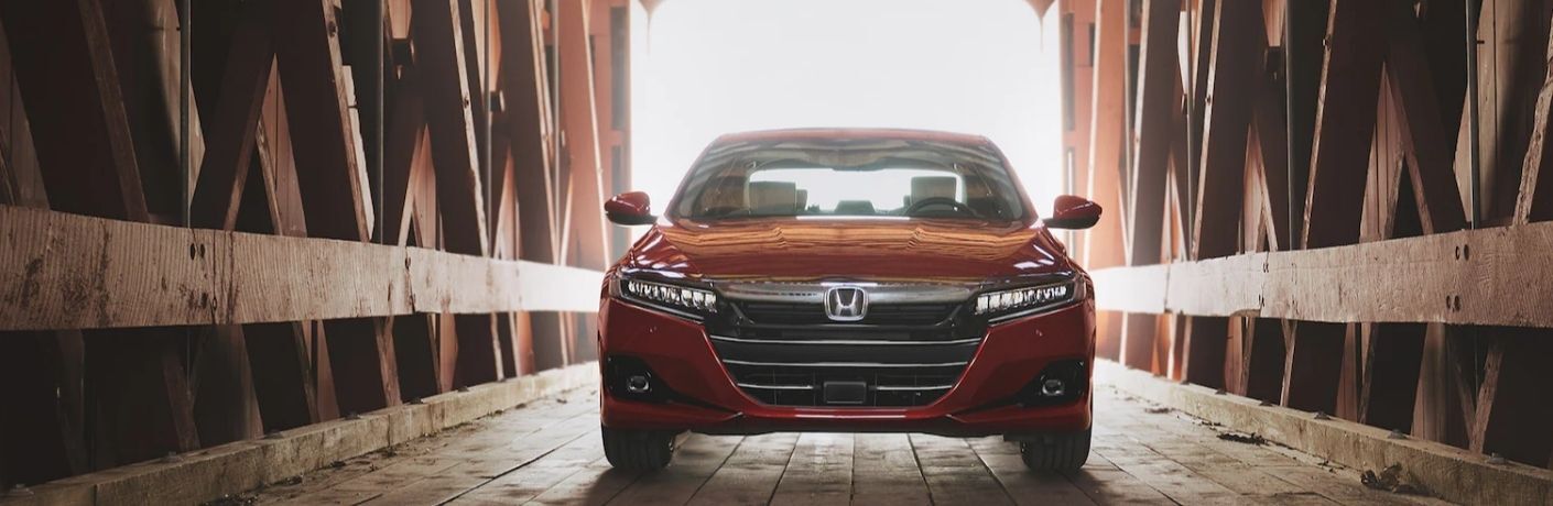 Honda sedan in a tunnel